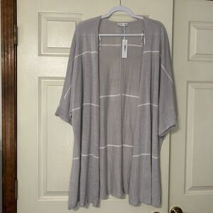 Gentle Fawn Kimono Split Side Short Sleeve Lightweight Sweater Cárdigan Sz S NWT